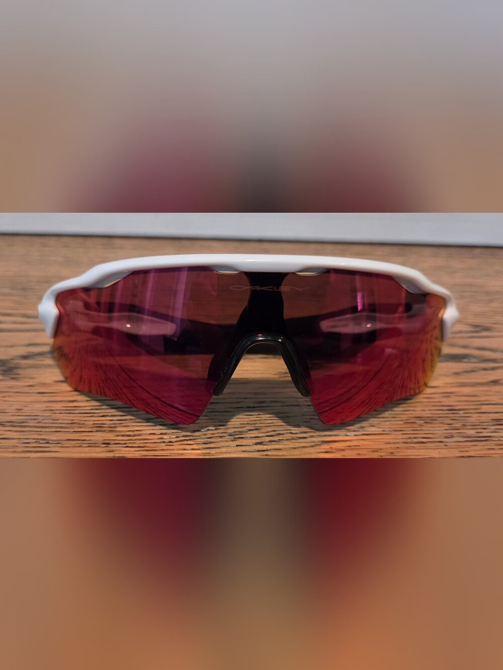 Oakley - Radar EV S Path - Size: Youth (128mm) - Prizm Red Field Lenses - White